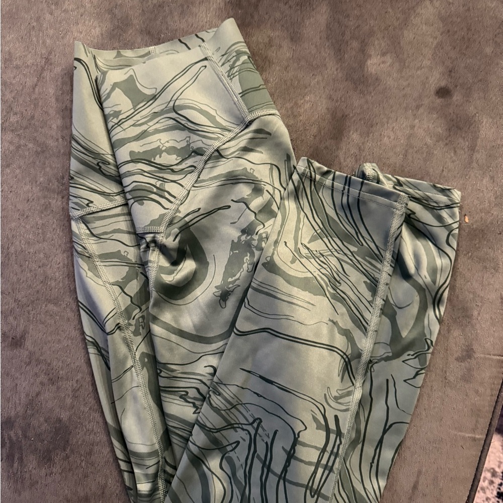Gymshark Teal Patterned Leggings